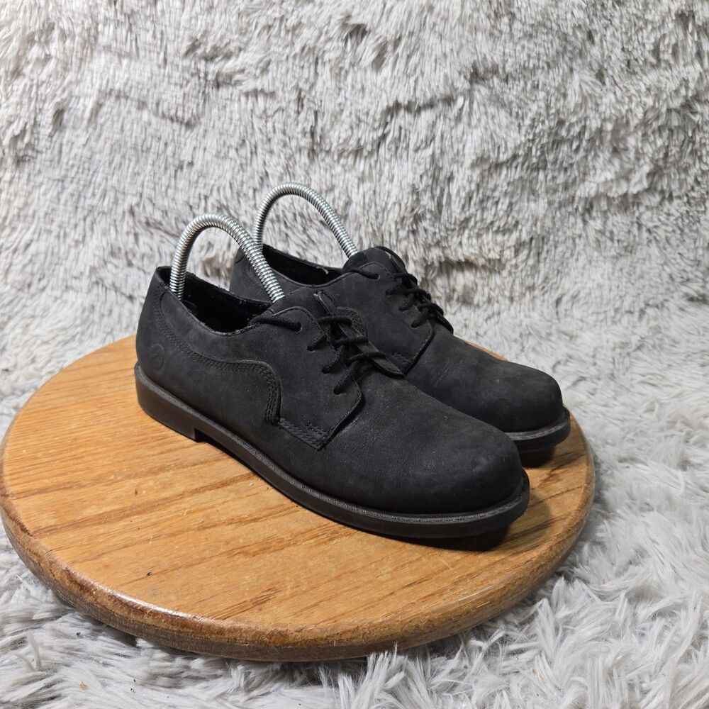 Arizona Womens Black Leather Oxford Dress Shoes Extra Tread Size 8M Retro Shoes